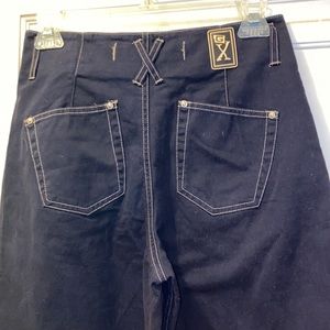 90’s vibe Generation X wide leg black jeans
